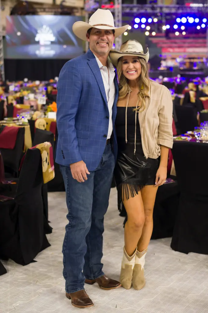 Kyle & Monica Pittenger at the Shriners Children’s Celebration of the Century on the field at Minute Maid Park. (Photo by Daniel Ortiz)