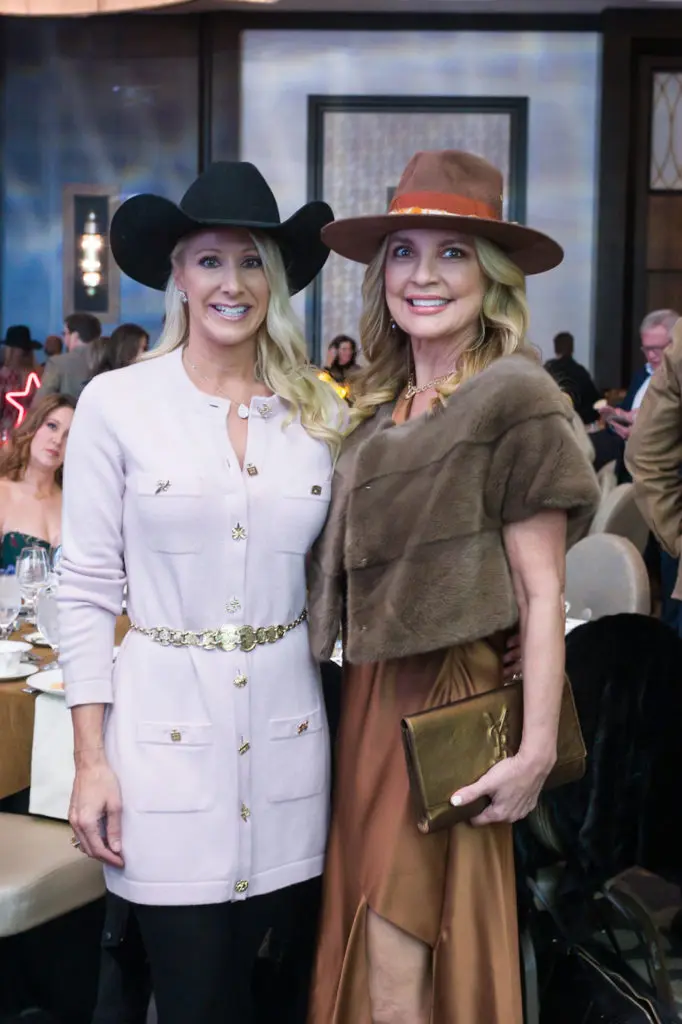 Laurie Krohn, Melissa Juneau at the 'Grand Champion for TEACH' fundraiser. (Photo by Daniel Ortiz)