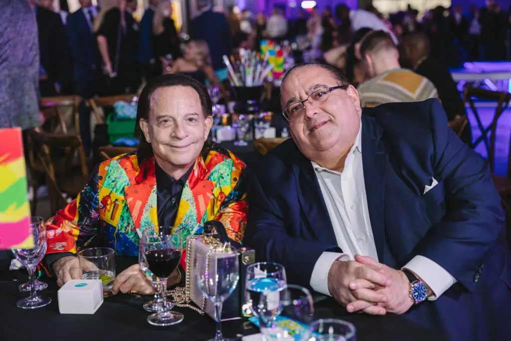Lester Marks, Al Kashani at the Houston Arts Alliance Add on Art Gala (Photo by Johnny Than)