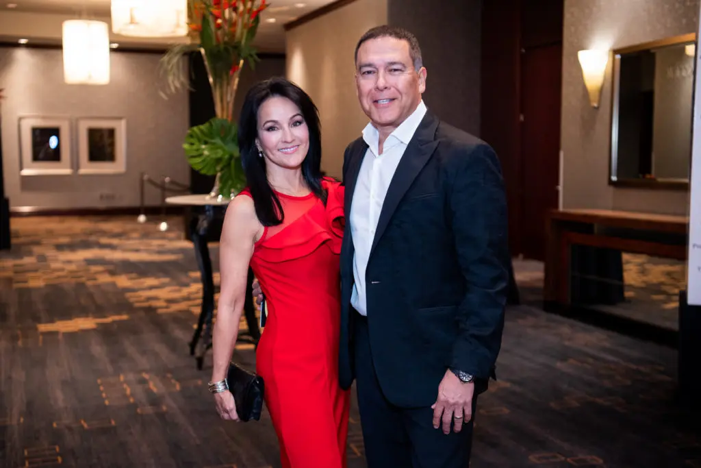 Monica & Russel Ibarra at the HPFA Foundation's 'Red Hot Gala' at the Royal Sonesta Hotel. (Photo by Catchlight Group)