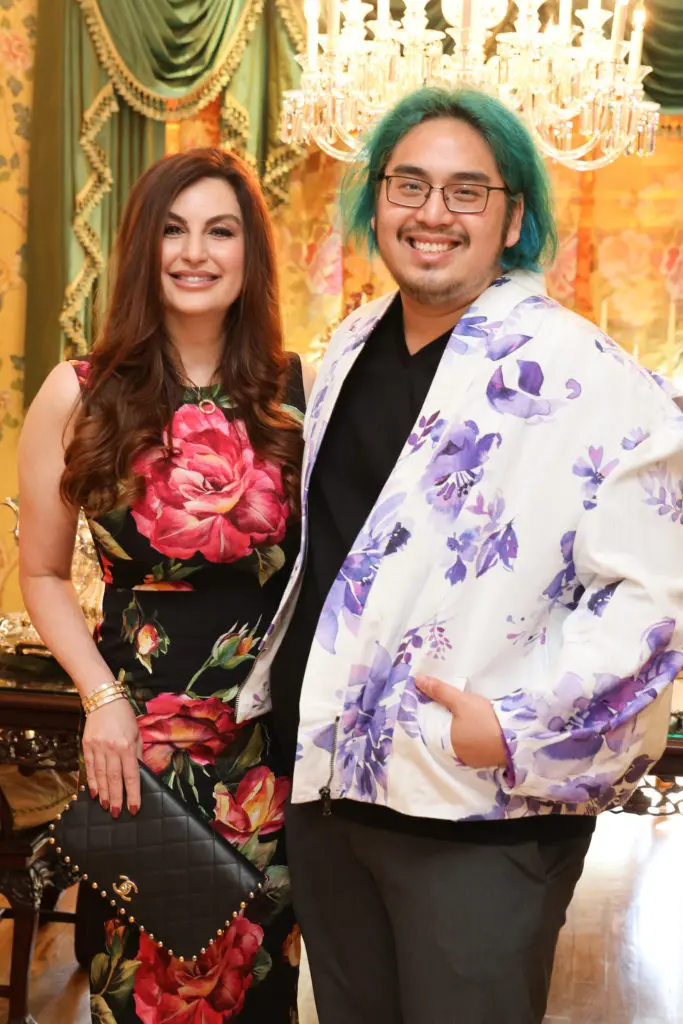 Brigitte Kalai, Bach Mai at 'The Ultimate Garden Party' benefiting the Houston Symphony. (Photo by Priscilla Dickson)