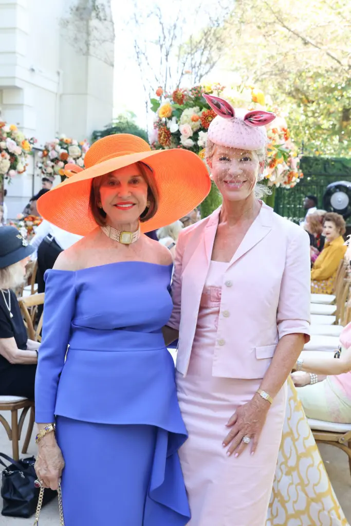 Donna Josey Chapman, Penny Wright at 'The Ultimate Garden Party' benefiting the Houston Symphony. (Photo by Priscilla Dickson)