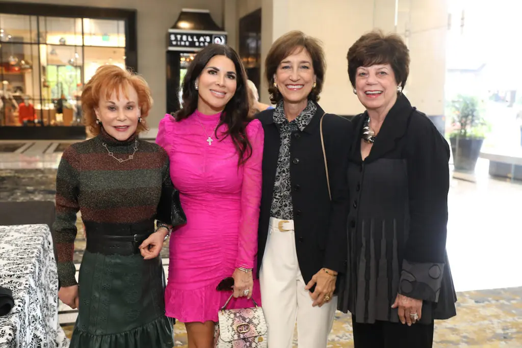 Nancy Dinerstein, Alissa Maples, Dionne Breen, Andy Delery at the Women of Substance luncheon. (Photo by Priscilla Dickson)