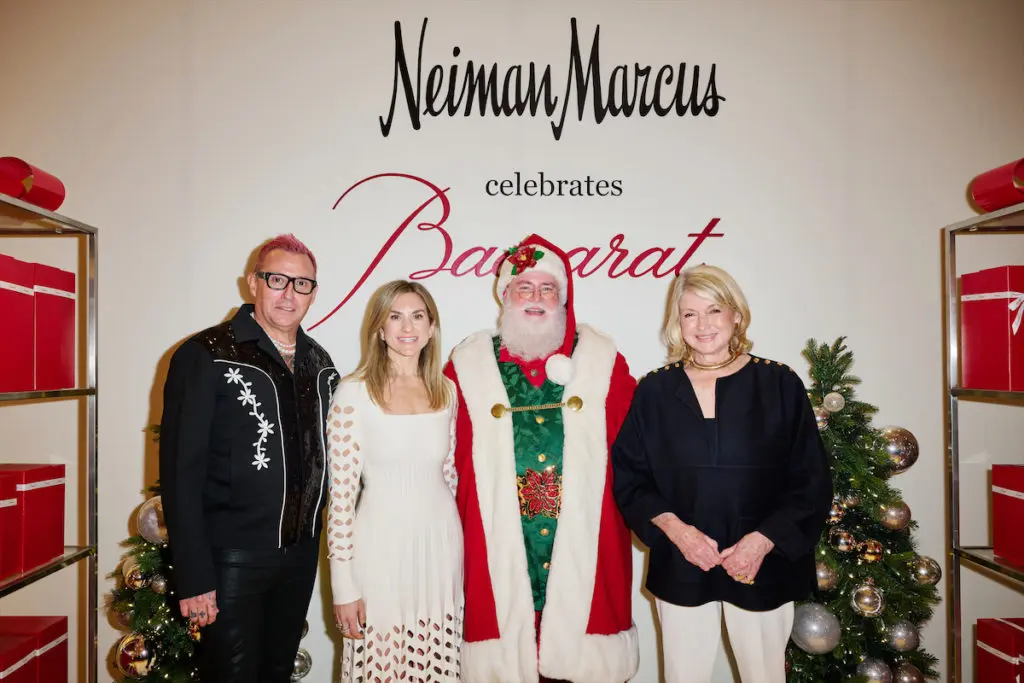 Martha Stewart Unveils Baccarat Tree at Downtown Dallas Neiman Marcus