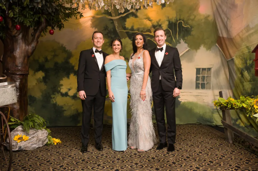 'Somewhere Over the Rainbow' Storybook Gala chairs Nick & Kasey Carnrite and Joselyn and Jeff Carnrite at Hotel ZaZa Museum District (Photo by Daniel Ortiz)