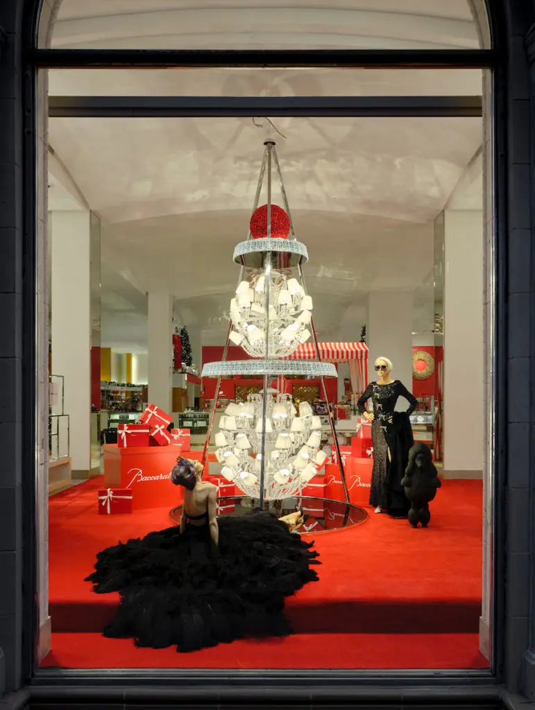 2022 Baccarat Holiday Window at Neiman Marcus Downtown Dallas