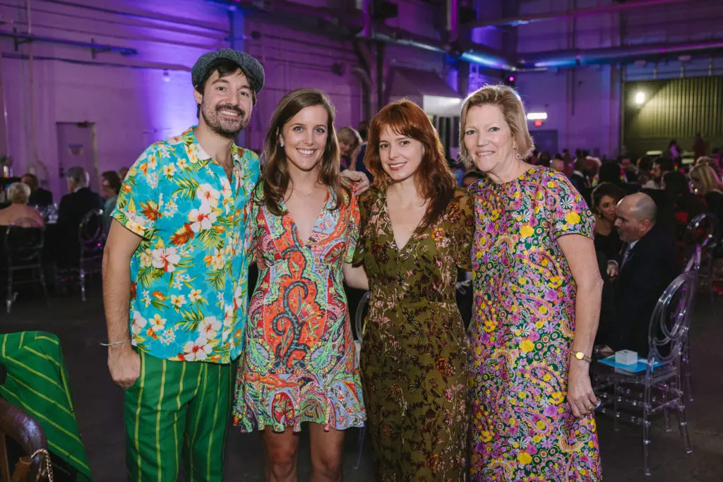 Pete Scalzitti, Blakely Hamblen, Chaney Trotter, Shelli Lindley at the Houston Arts Alliance Add on Art Gala (Photo by Johnny Than)