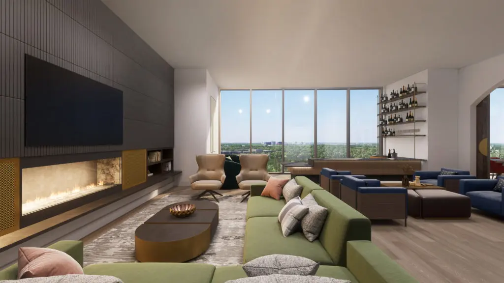 One of the greatest advantages of hotel-condo living is that you can downsize your living space without limiting your entertaining options.