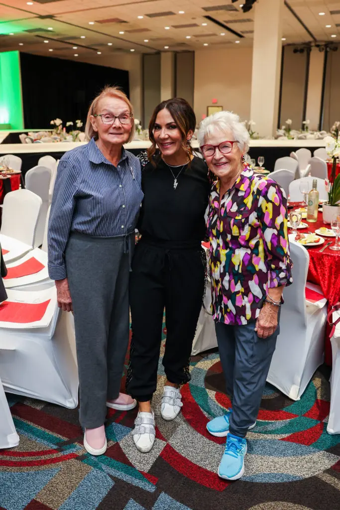 Roberta Urban, Courtney Zavala, Eilean Zavala at the Houston Ballet Nutcracker Market Macy's brunch.  (Photo by Melissa Taylor)