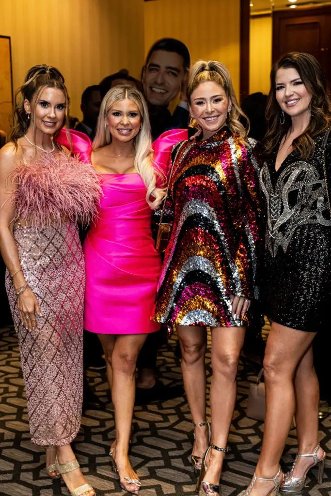 Sharisse McAdams, Amy Beth Talley, McKenzie Reitz, Ginny Bailey at Una Notte in Italia (Photo by Steven Traylor)
