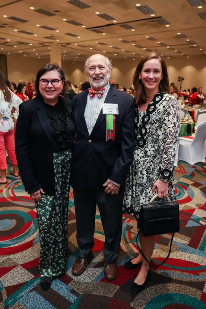 Shawn Stephens, CC. Conner, Lilly Cullen at the Houston Ballet Nutcracker Market Macy's brunch.  (Photo by Melissa Taylor)