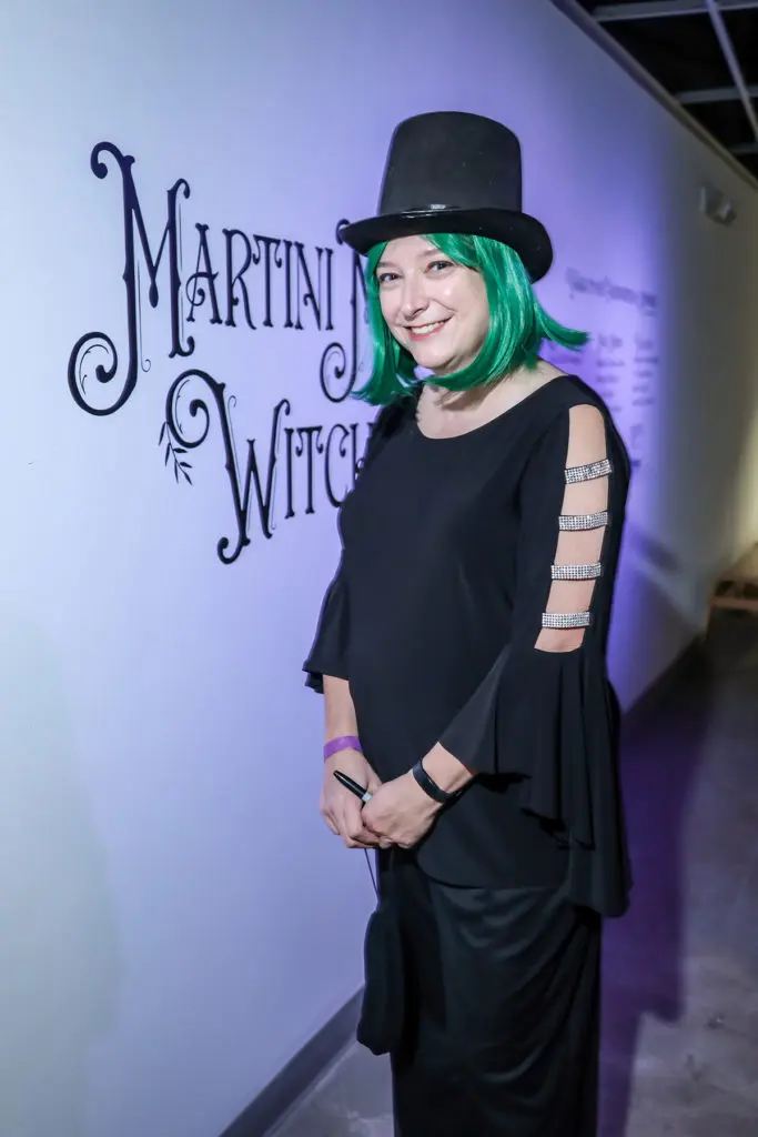 Suzanne Sippel at Houston Center for Contemporary Craft Martini Madness (Photo by Katy Anderson)