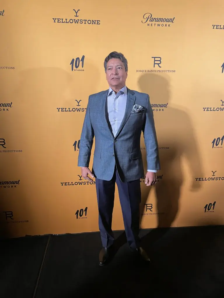 Gil Birmingham says his character Thomas Rainwater gets hit on three sides this season. Photo by Courtney Dabney.