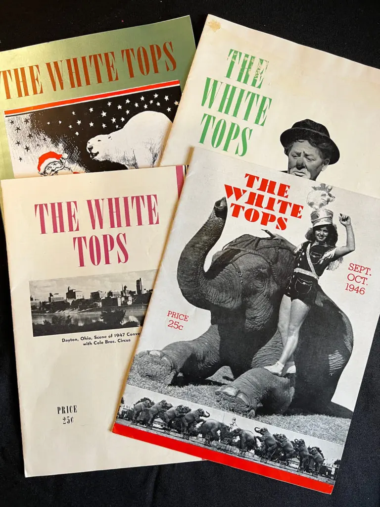 The sale includes vintage circus memorabilia — Morton attended the Ringling School of Art and designed for several shows. (Photo by Dallas Estate Sellers)