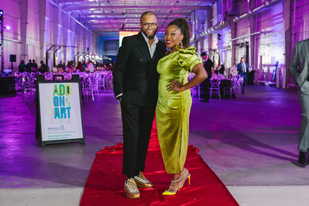 Mark & Vernique Francis at the Houston Arts Alliance Add on Art Gala (Photo by Johnny Than)