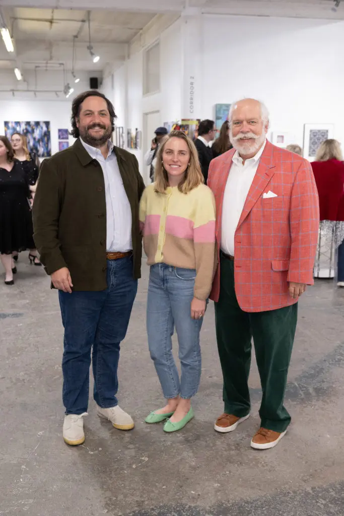  Carlos & Elise Detering, Carl Detering at the 25th Art on the Avenue anniversary event  (Photo by Wilson Parish)