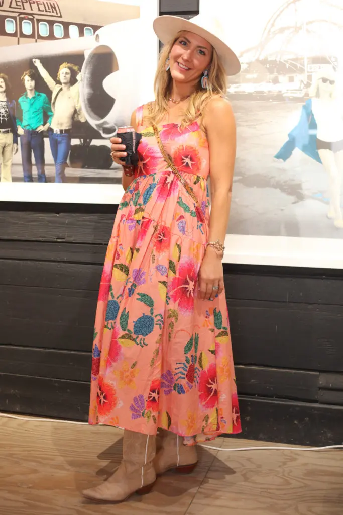 Rylie Caldwell at West Chelsea Contemporary Cocktail (Photo by Chris Pierre Bachman)