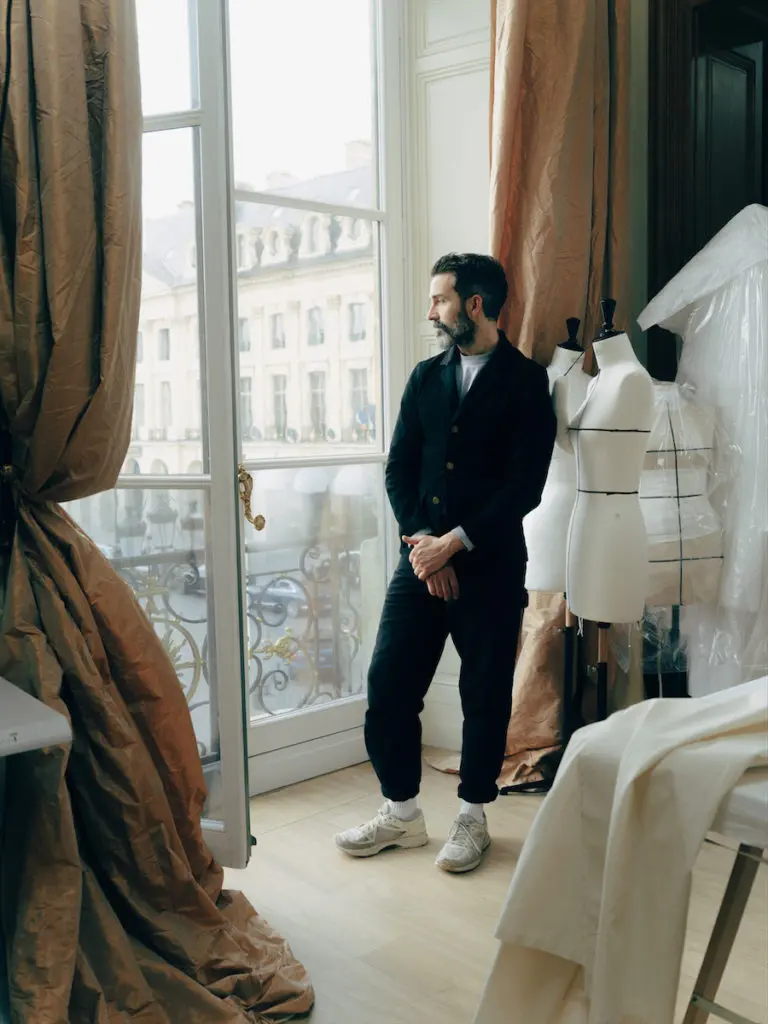Daniel Roseberry, artistic director of Schiaparelli. (Portrait by Christopher Coënon) (Photo by Stephen Karlisch)