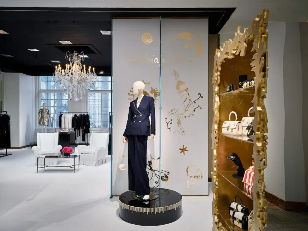 The Schiaparelli display at Neiman Marcus (Photo by Stephen Karlisch)