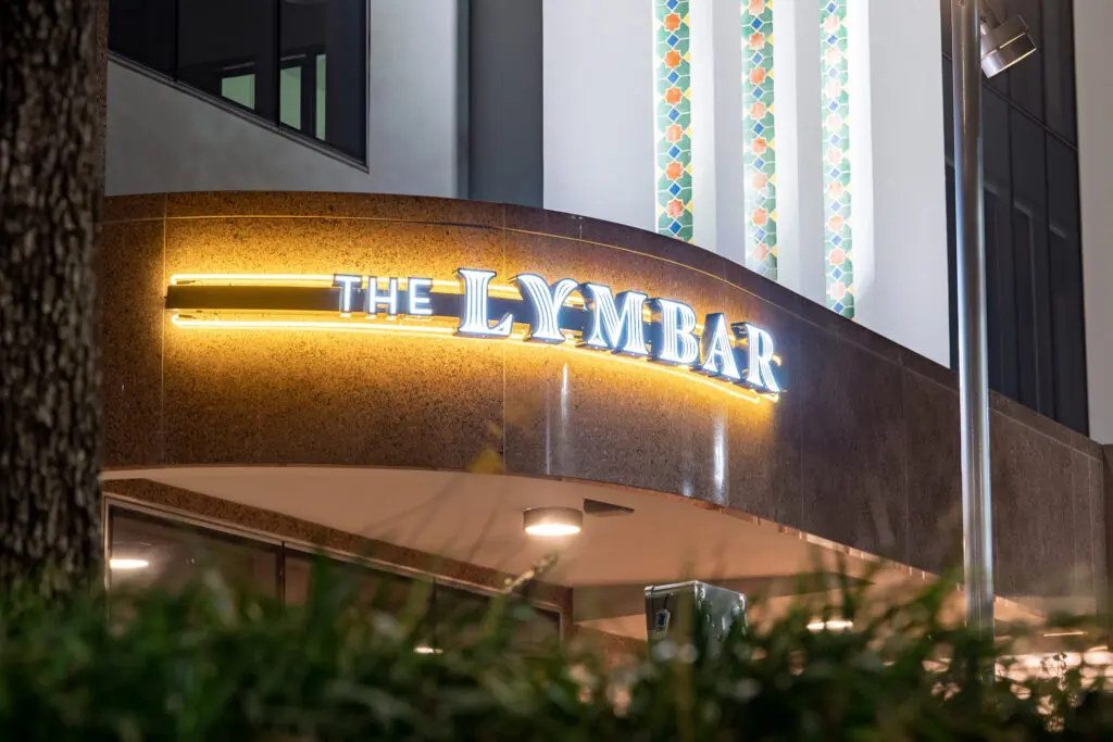 The Lymbar is located at 4201 Main St at The Ion, with its entrance on Fannin Street. (Photo by Dylan McEwan)