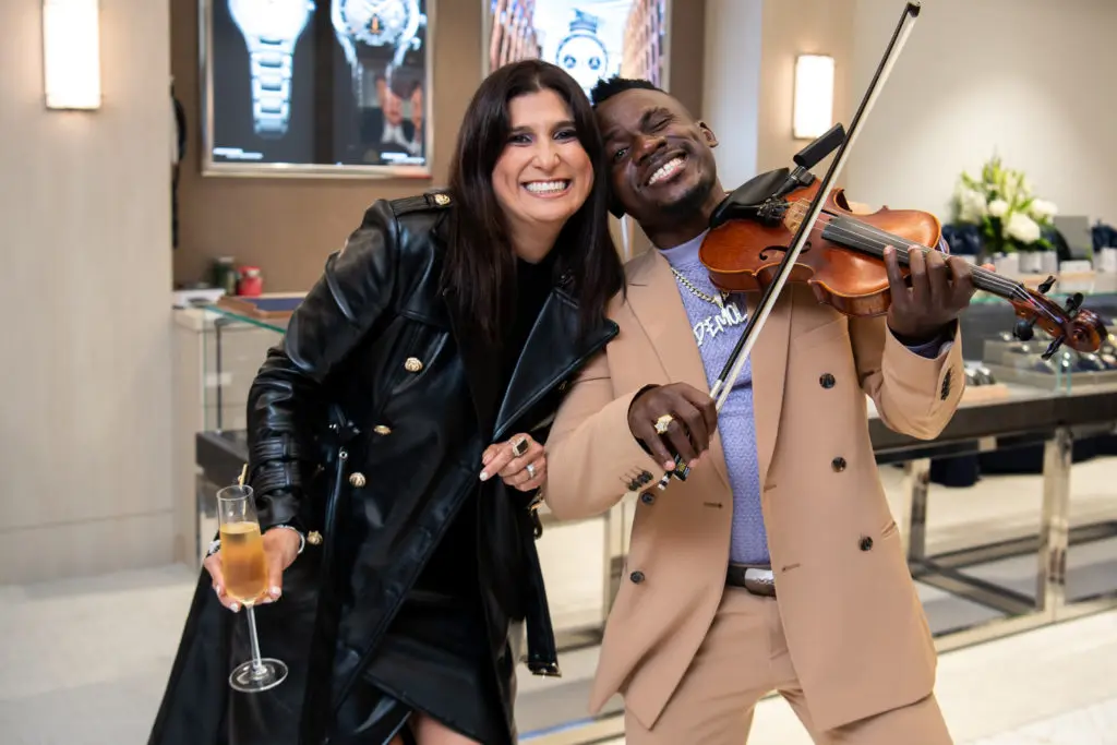 Bianca Bucaram, Demola at the IW Marks Jewelers grand re-opening party.