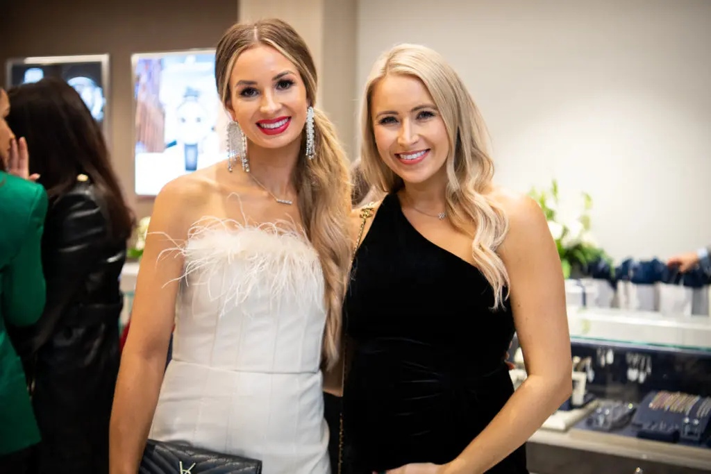 Brooke McDonald, Haley Free Bordes at the IW Marks Jewelers grand re-opening party.