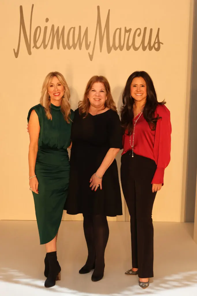 Honoree Caroline Finkelstein, Child Advocates CEO Sonya 
Galvan, luncheon chairJane Johnson at the Child Advocates Angels of Hope luncheon. (Photo by Priscilla Dickson)