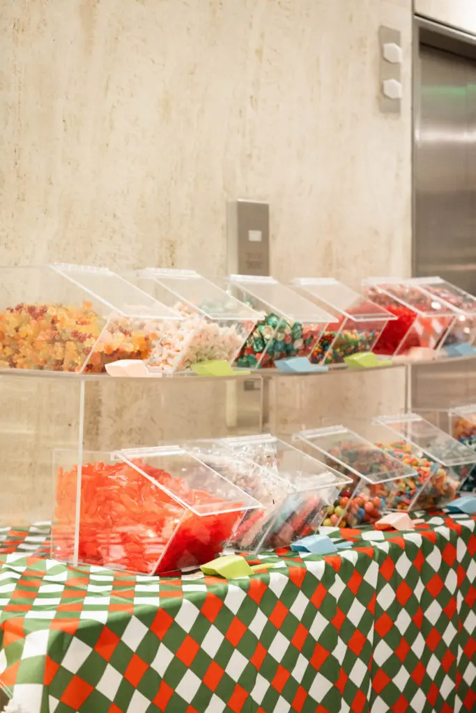 Thompson Dallas Candy Shoppe — a pop-up candy shop will satisfy every holiday craving.
