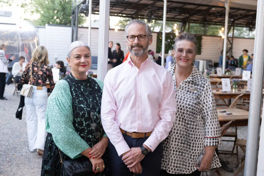 Silvia & David Stix, Mari Carmen Senosiaín at Breakthrough Houston's annual trivia contest. (Photo by Wilson Parish)