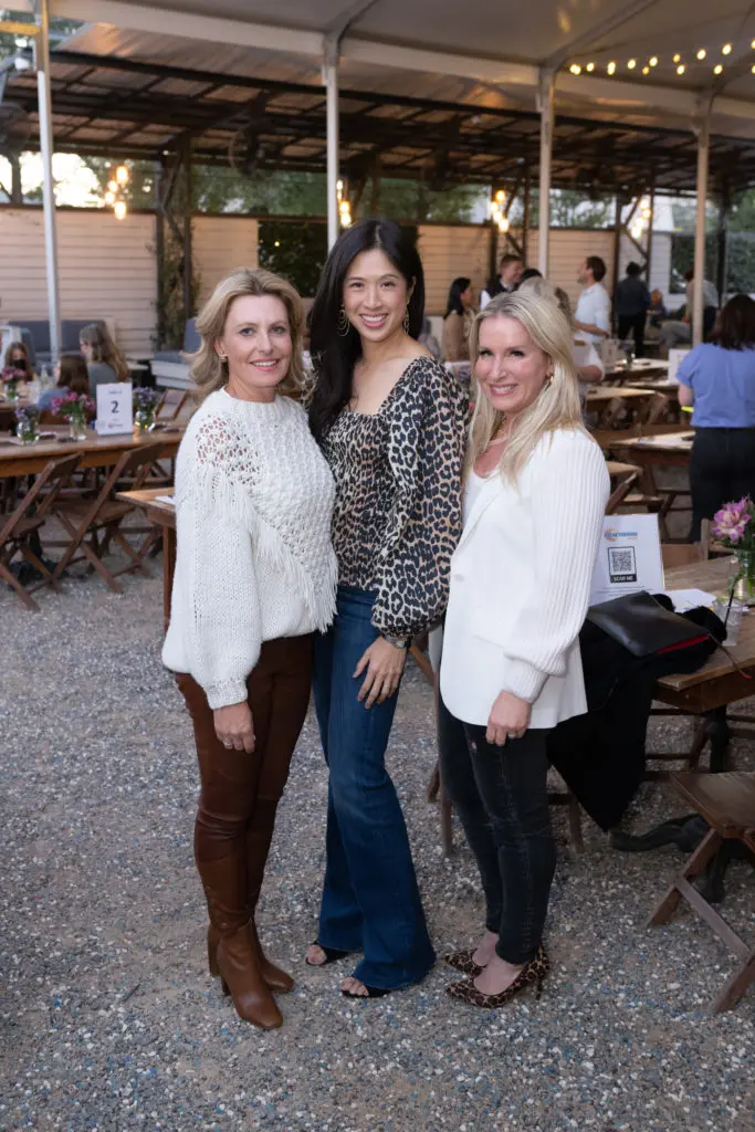 Carolyn Tanner, Carlyn Sabat, Katie Dillon at Breakthrough Houston's annual trivia contest. (Photo by Wilson Parish)
