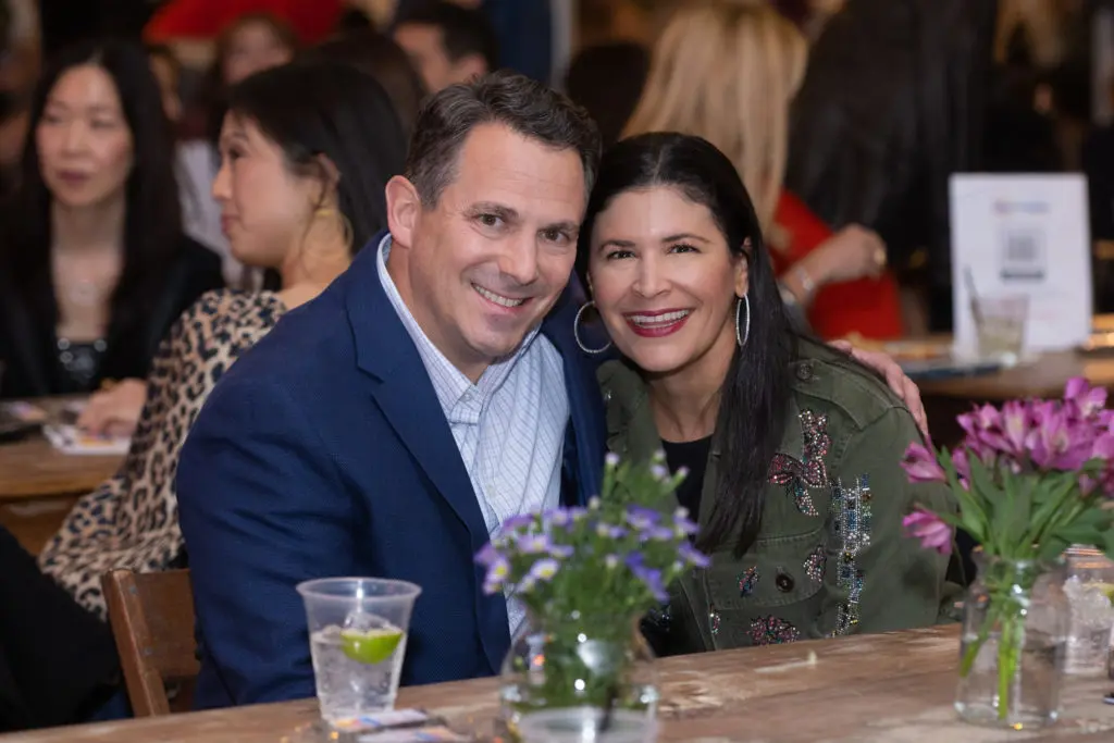 Chris & Kristy Bradshaw at Breakthrough Houston's annual trivia contest. (Photo by Wilson Parish)
