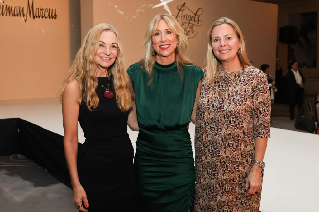 Elizabeth McCabe, honoree Caroline Finkelstein, Berkeley Downie at the Child Advocates Angels of Hope luncheon. (Photo by Priscilla Dickson)