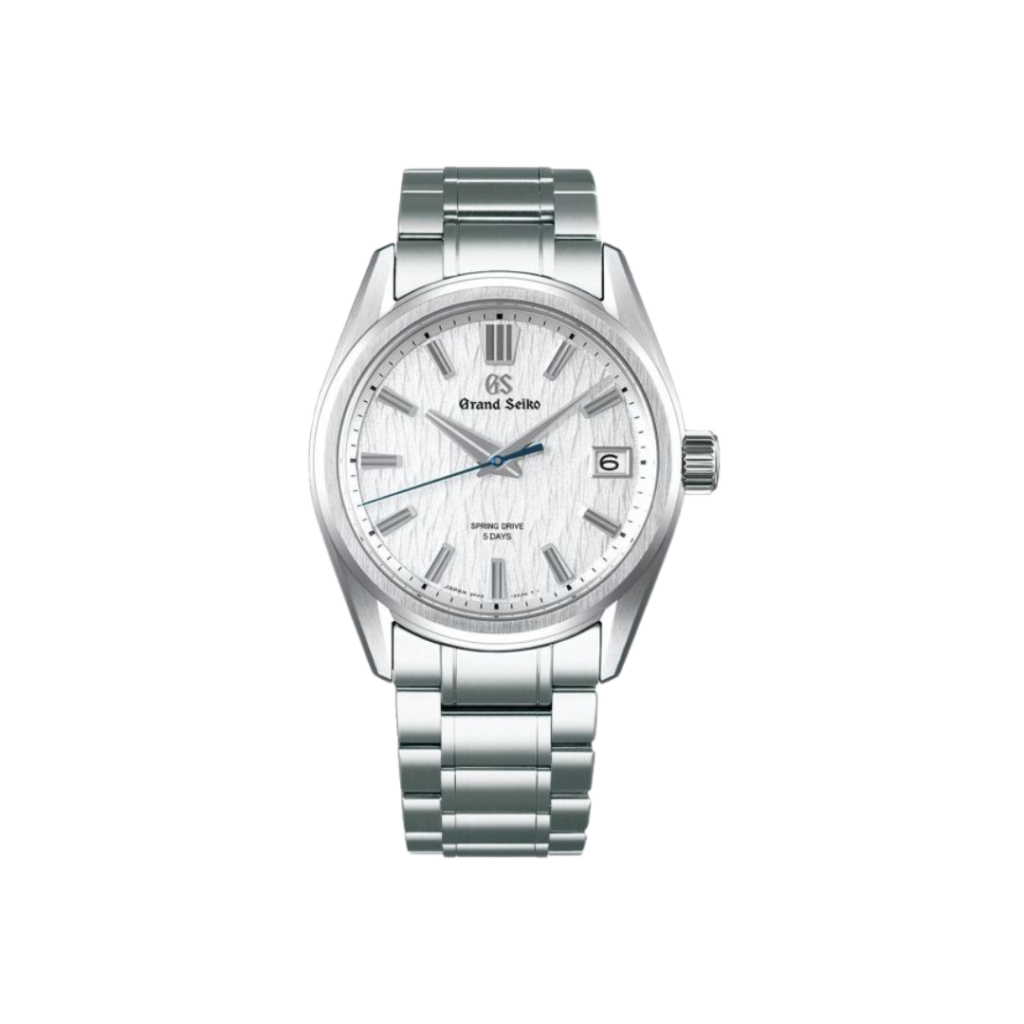 Grand Seiko Evolution 9 Collection 40mm stainless steel silver birch pattern dial high-beat Cailber 9SA5 with 80 hour power reserve water resitant 100m; $9,100