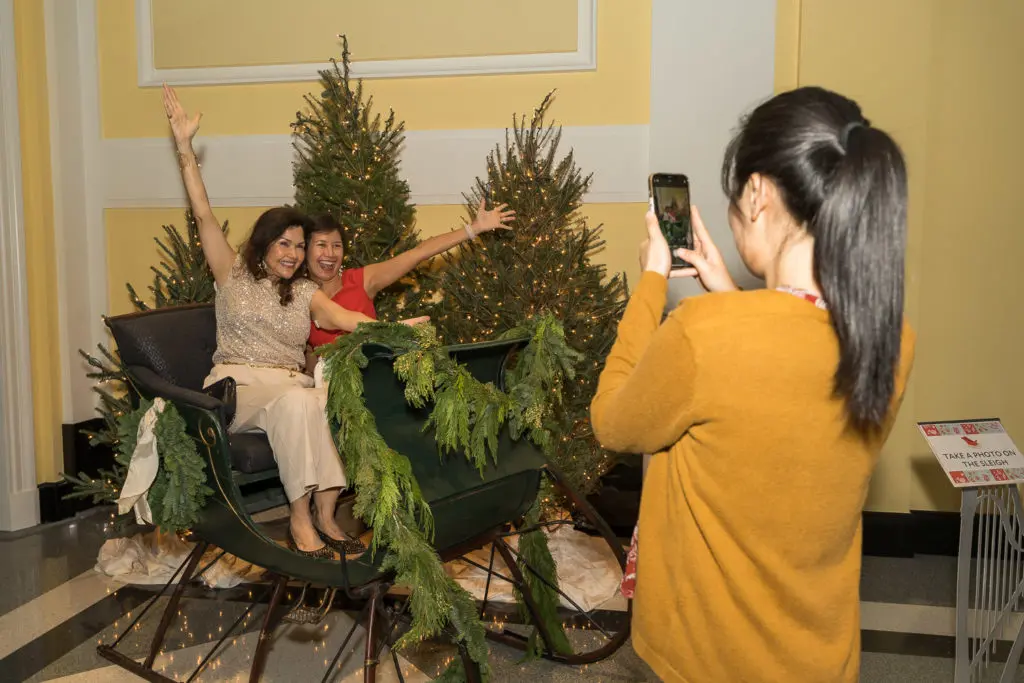 Geraldina Wise, Claudia Vassar at the Shepherd School of Music's 'Spirit of the Season' concert (Photo by Trish Badger)