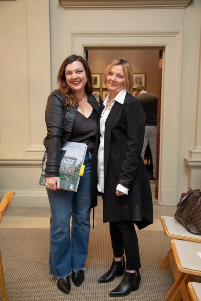 Gina Elking, Julie Koch at Greenwood King Thomas Kligerman lecture and book signing (Photo by Miroma Photography)
