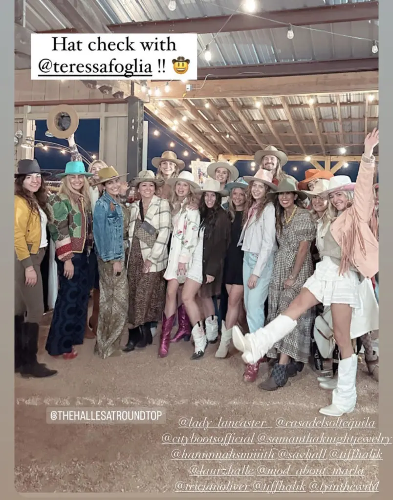 Round Top Fall 2022 Antiques & Design Show at The Halles is a wrap with Teressa Foglia. (Courtesy Teressa Foglia) 