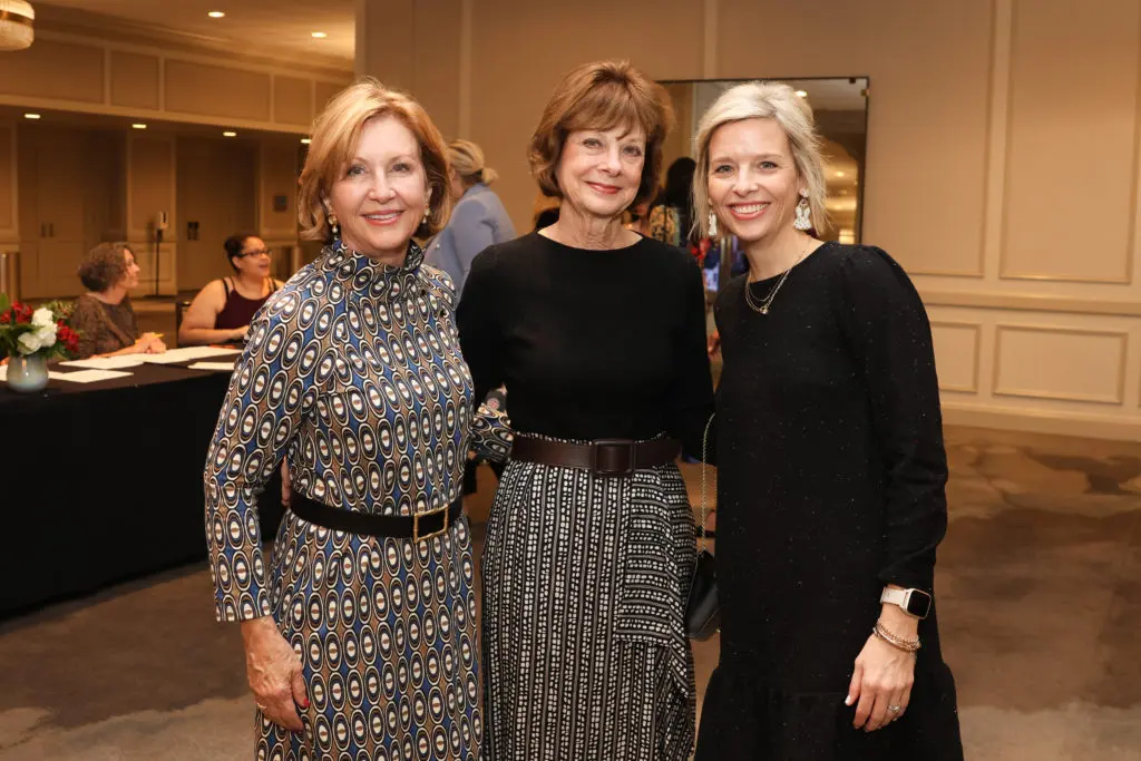 Julie Harris Nancy Bertin, Jenn Harris at the Child Advocates Angels of Hope luncheon. (Photo by Priscilla Dickson)