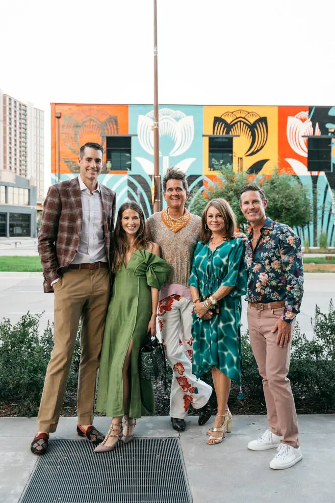John & Madison McKinley Isner, Niven Morgan, Claire Emanuelson, Shelby Wagner at the Dallas Contemporary Gala (Photo by Rebecca Patton)