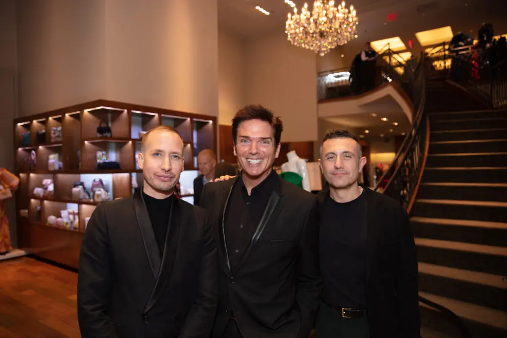 Kieron Pisano, Lenny Matuszewski, Gustavo Rangel at the Elizabeth Anthony evening celebrating Jason Wu and benefiting the American Heart Association.