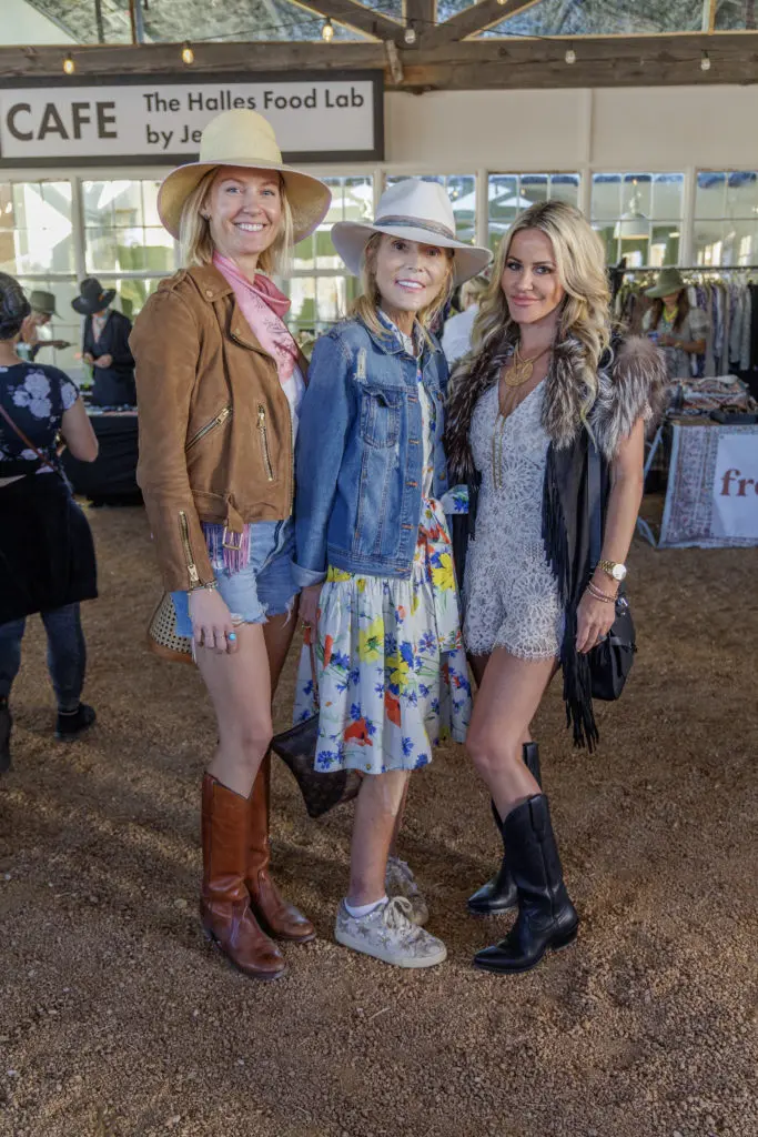 Lauren Wills Grover, Kristen Cannon, Kelly Horne at The Halles Sip & Shop (Photo by Jordan Geibel)
