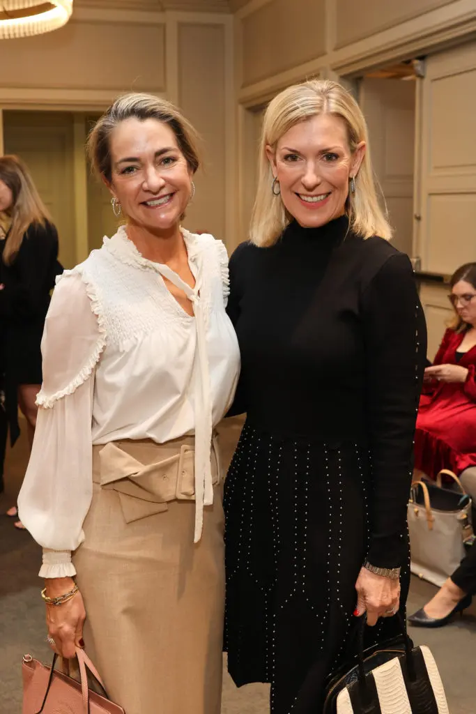 Mimi Marix, Julie Bayouth at the Child Advocates Angels of Hope luncheon. (Photo by Priscilla Dickson)