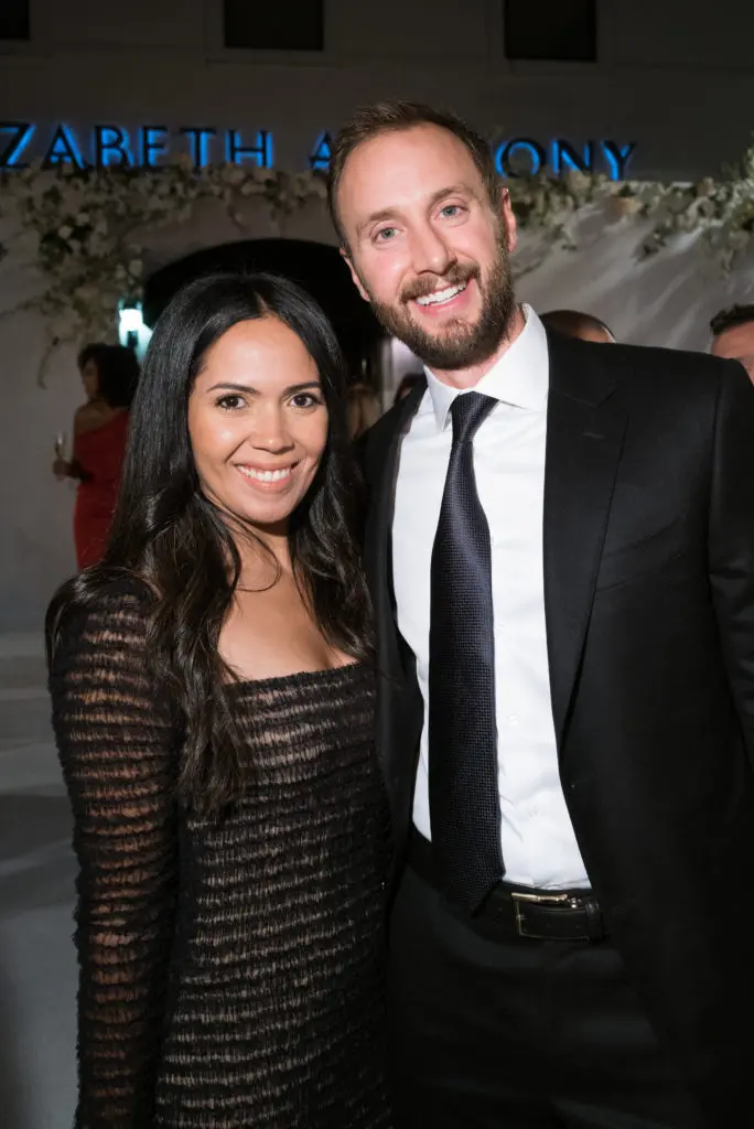 Nathalie & Justin Makris at the Elizabeth Anthony evening celebrating Jason Wu and benefiting the American Heart Association.
