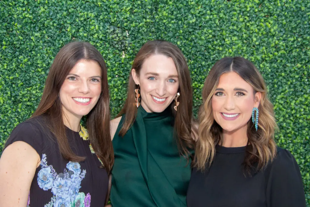 Nicole Blaylock, Jen Graves, Anna Kathryn Moody at the Elizabeth Anthony evening celebrating Jason Wu and benefiting the American Heart Association.