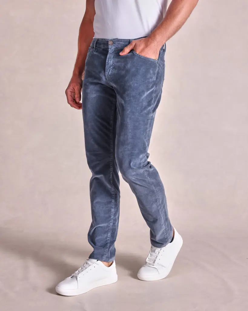 For a corduroy lover...The Cord Stretch Pants in Five Pocket style.