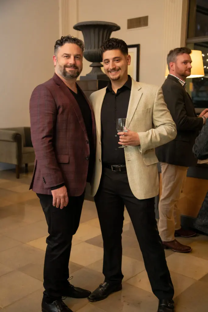 Roland Bodden, Ashton Ferrari at Greenwood King Thomas Kligerman lecture and book signing (Photo by Miroma Photography)