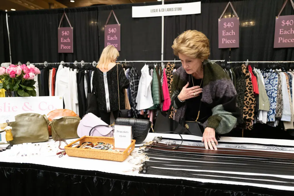 Items offered at the Tri Delta Philanthropies Inc. range from shoes to belts to home goods. (Photo by Daniel Ortiz)
