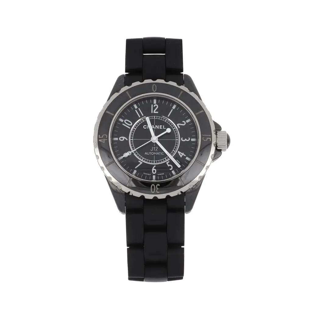 Tenenbaum Jewelers Chanel Stainless Steel Black J12 Watch