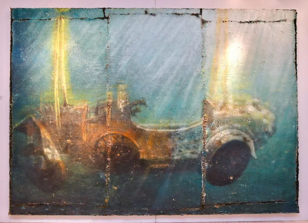 Eric Peters' "The Secret of the Lake (Bugatti)" (Photo by Alex Montoya)