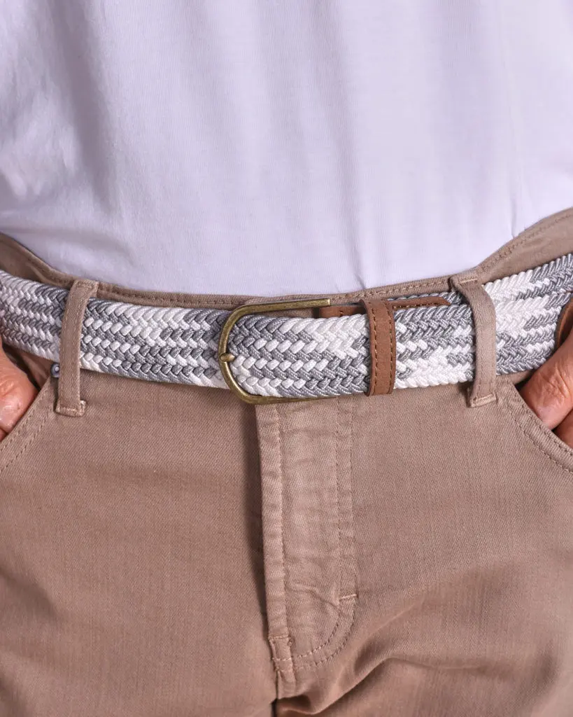 For after a big lunch...The Voyager Woven Stretch Belt.