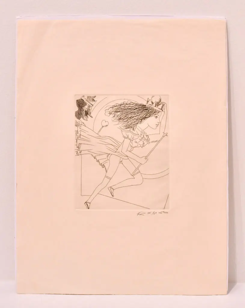 Knox Martin's "Untitled" (Photo by Alex Montoya)